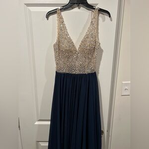 Navy Gown/Maxi Dress